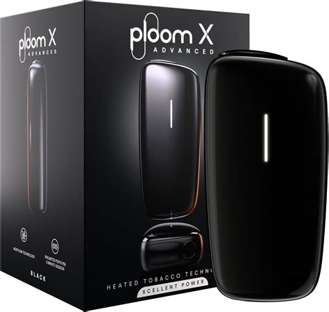 Ploom X Advanced Black Heated Tobacco Device.